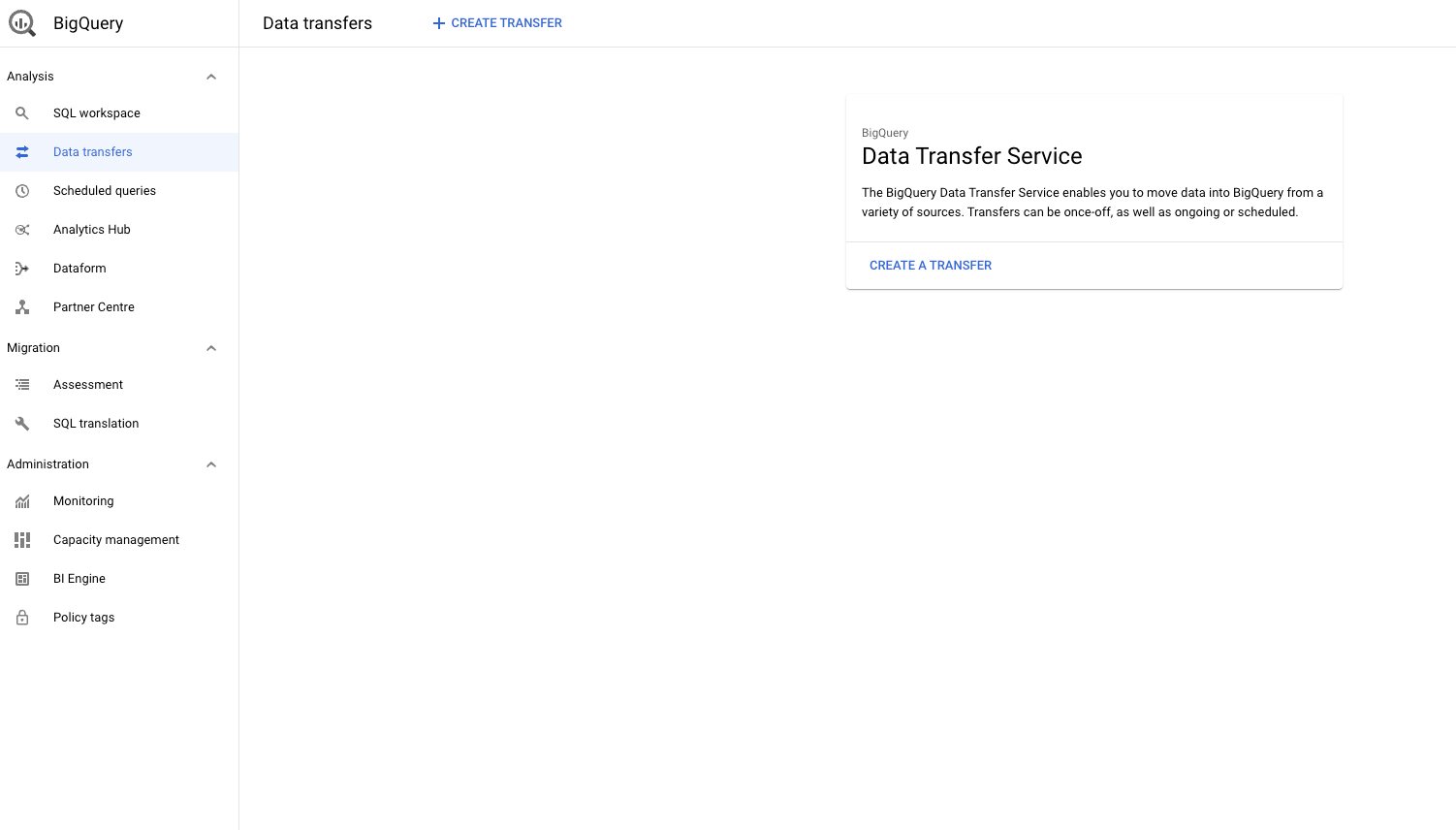 How to set up the Google Ads data transfer to BigQuery