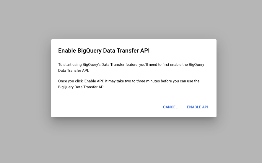 How to set up the Google Ads data transfer to BigQuery