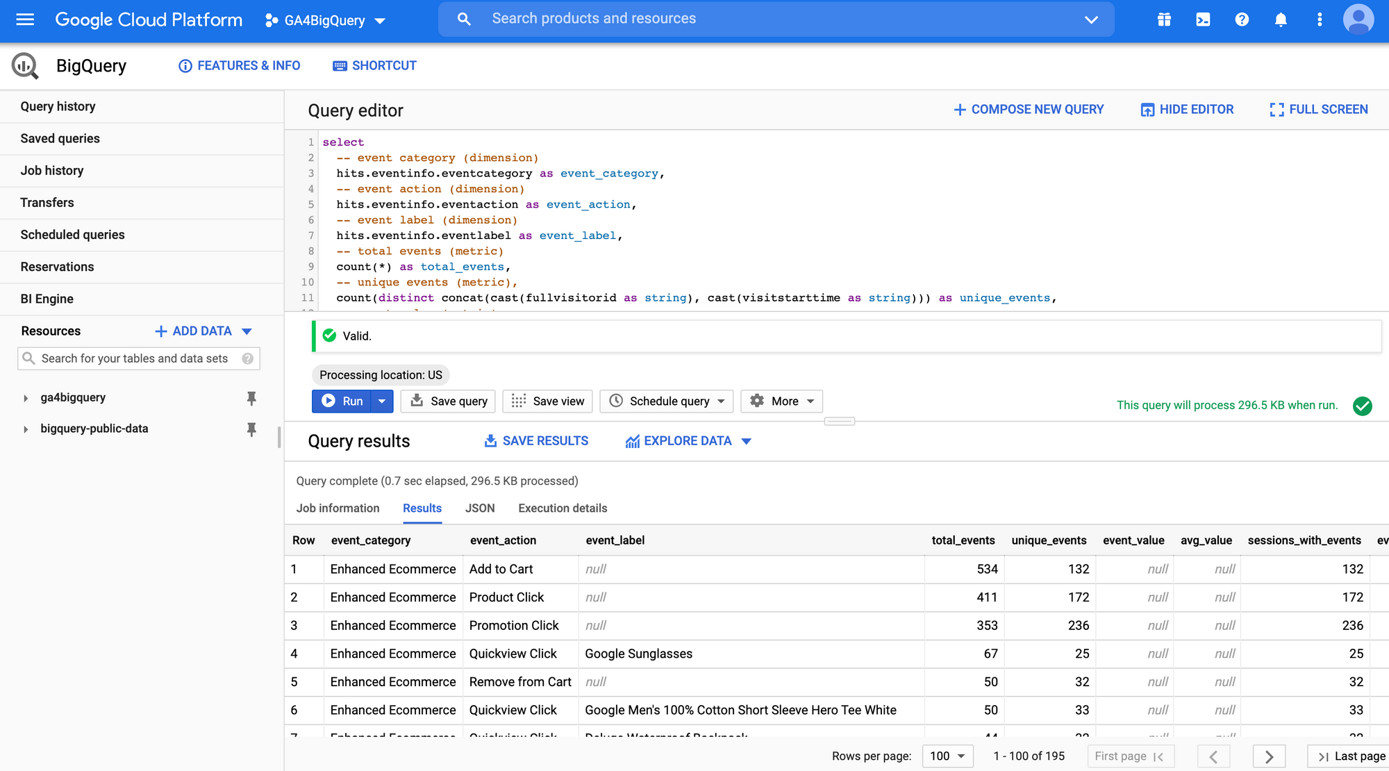 Event tracking: dimensions & metrics (UA)